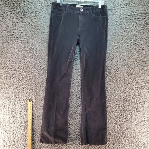 Banana Republic Jeans Womens 28 Gray Stretch Corduroy Straight Leg - Picture 1 of 10